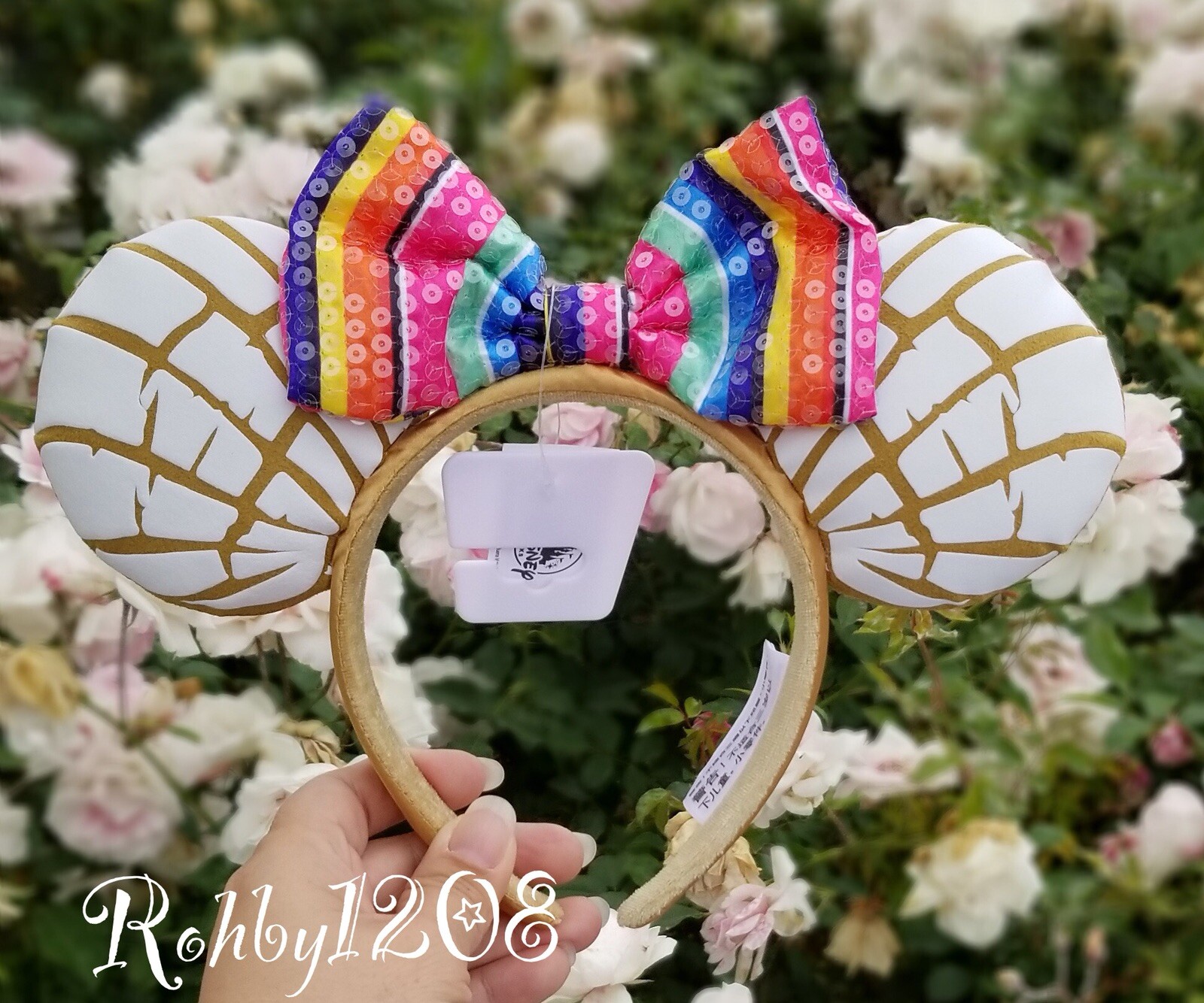 Disney Parks Mexican Concha Sweet Bread Pan Dulce Minnie Mouse Ears
