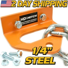 Bolt on Hitch fits Bad Boy 093-1000-00 w/ Chain / Hook Slot - FAST SHIPPING