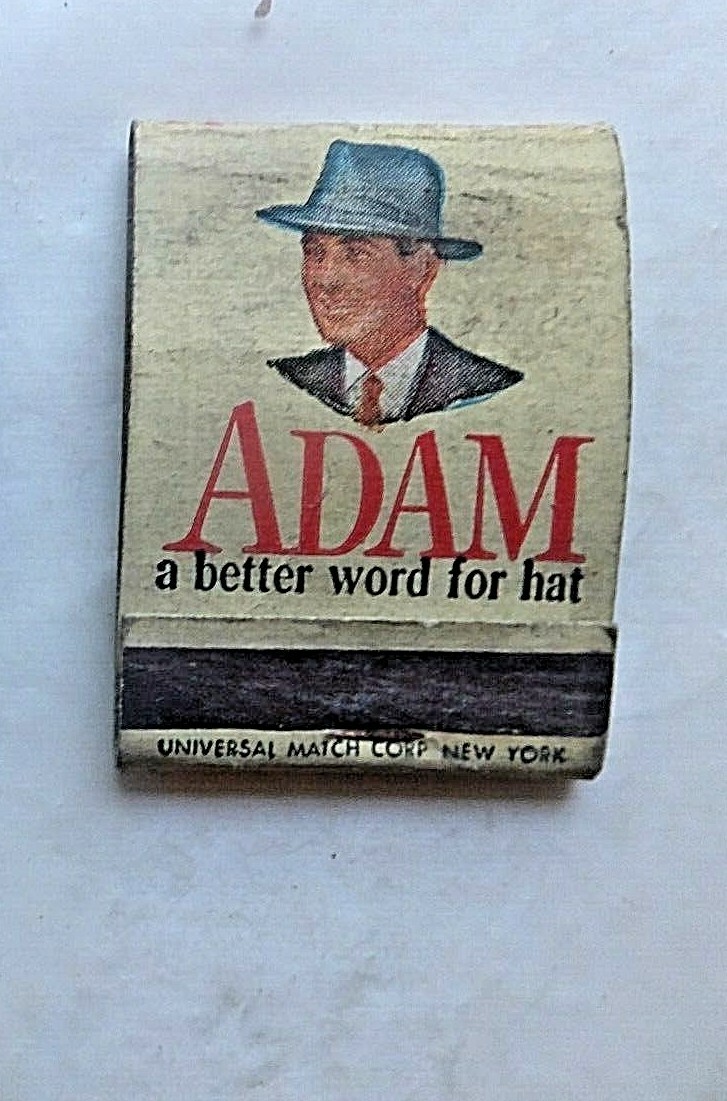 帽子 50s Vintage ADAM Deluxe hat 1/4 58cm 50s Vintage ADAM Deluxe hat 1/4 58cm