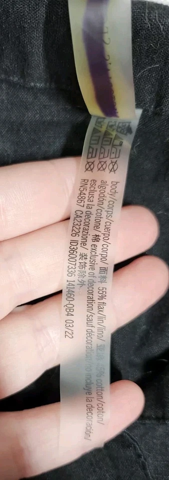 Traje de baño Victoria's Secret negro XL mameluco cuello lino algodón encubrimiento usado en excelente estado Foto 4 de 4