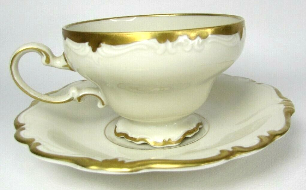Vintage Rosenthal Selb Germany Pompadour Teacup Tea Cup & Saucer