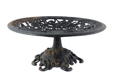 Robert Emig Cast Iron Mythology Openwork Pedestal Compote Tazza Bowl 11x4"