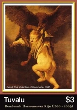 Tuvalu 2006 - Rembrandt Art - Souvenir Stamp Sheet - Scott #1021 - MNH