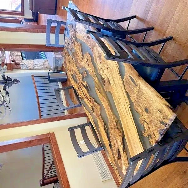 Dinning, Coffee Table Top Decor Epoxy Resin Art, Epoxy Resin Wood Table Top - Image 2 of 4