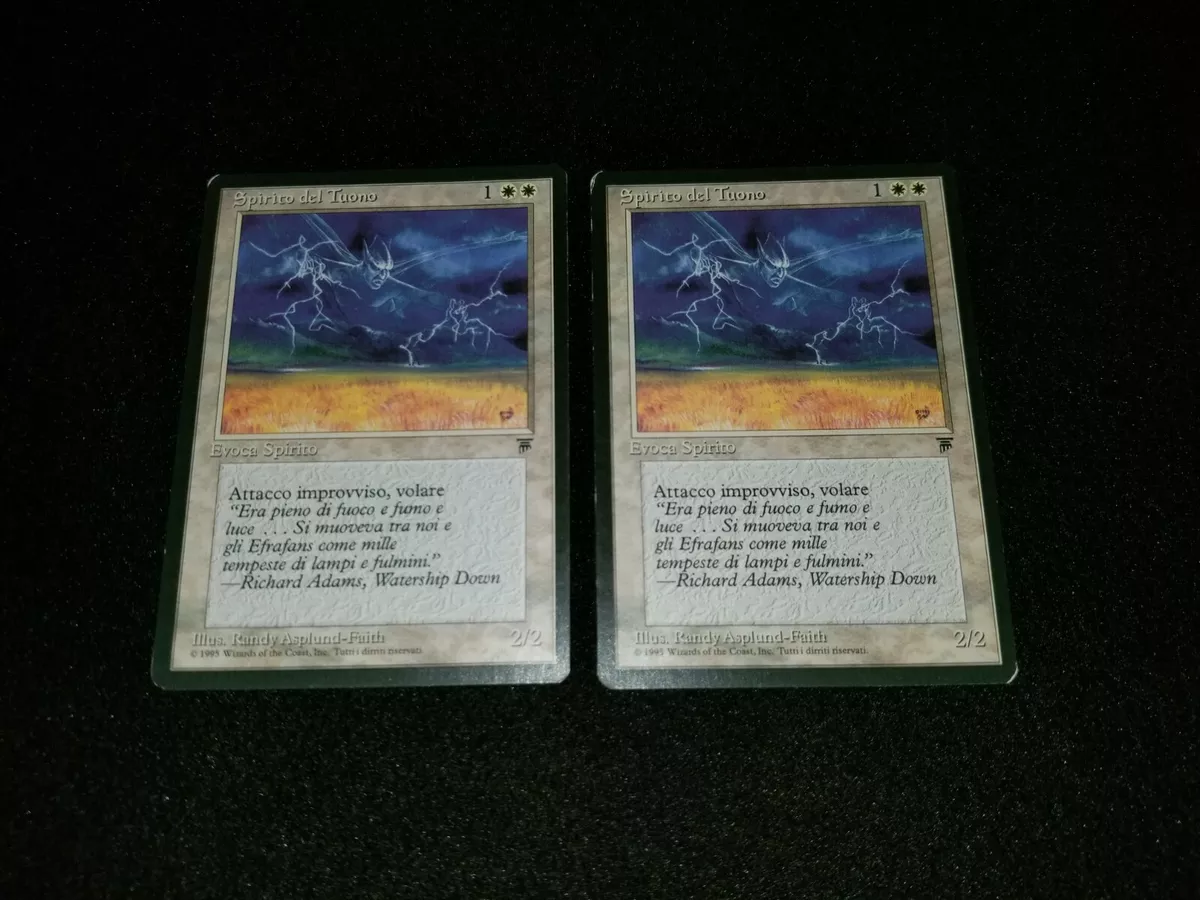 MTG 1x Legends white rare MP Italian FBB Thunder Spirit - Reserved List