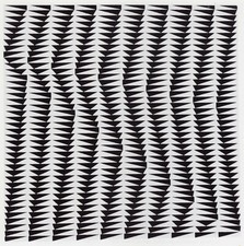 Shift Bridget Riley print in 11 x 14 inch mount (choice of black or white)