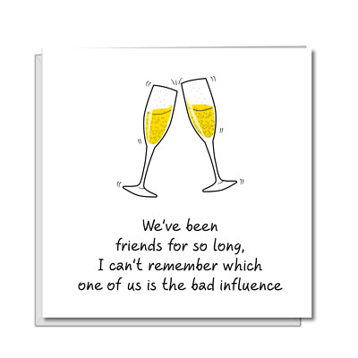 Best Friend Birthday Card BFF Bestie Girl Female Funny Fun Humorous ...