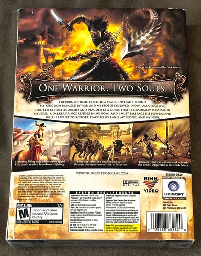 Prince of Persia The Two Thrones PC CD-ROM Original Caja Pequeña con Funda - NUEVO - Imagen 2 de 7