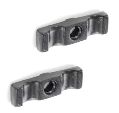 Large Turn Button 2 x large TURN BUTTON LATCH Thumb Catch Black Pair Gate Shed Door ...