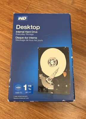 Western Digital Blue 7200RPM 3.5'' 6GB/s SATA 64MB Cache 1TB Internal Hard Drive