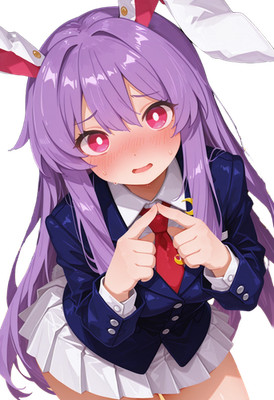 Reisen Udongein Inaba Vinyl Car Decal Sticker 7'' Weatherproof