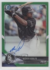 2018 Bowman Chrome Prospect Green Refractor 22/99 Micker Adolfo #CPA-MA Auto g2d