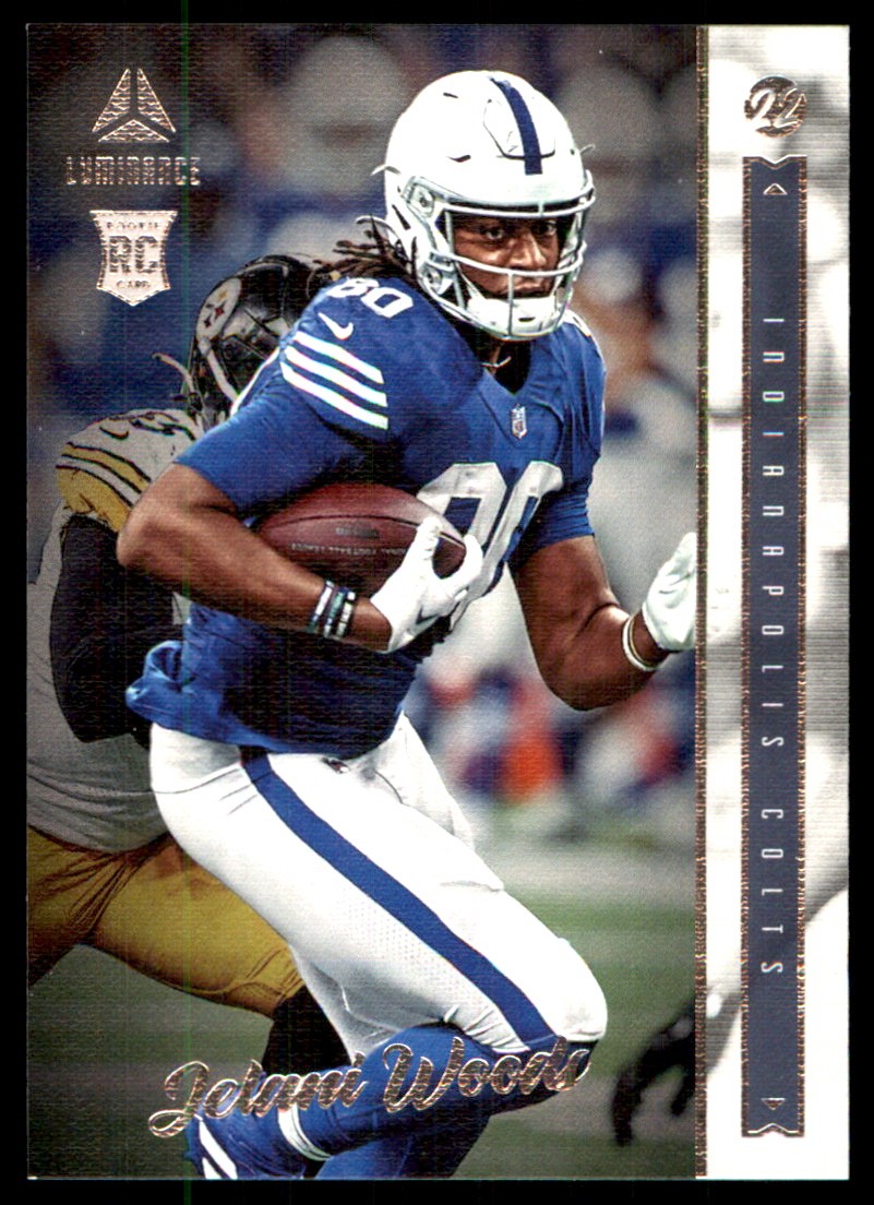 Jelani Woods Panini Chronicles Luminance Update Rookies #204 Base