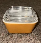 Old Orchard Vintage PYREX Refrigerator Dish 501 B with Lid 1-1/2  Cup