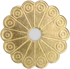 10Pcs Brass Backplate Washers - Classical Furniture Decoration Gasket Hardware A