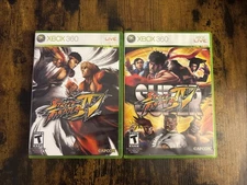 Super Street Fighter IV Bundle (Microsoft Xbox 360 2014) Both Complete CIB