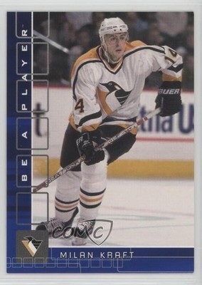 2001-02 ITG Be A Player Memorabilia Sapphire 39/100 Milan Kraft #44 0q3