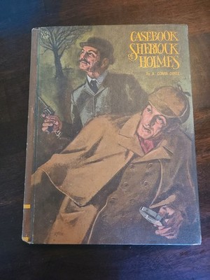 Conan Doyle Sherlock Holmes Vintage Leather Library Book