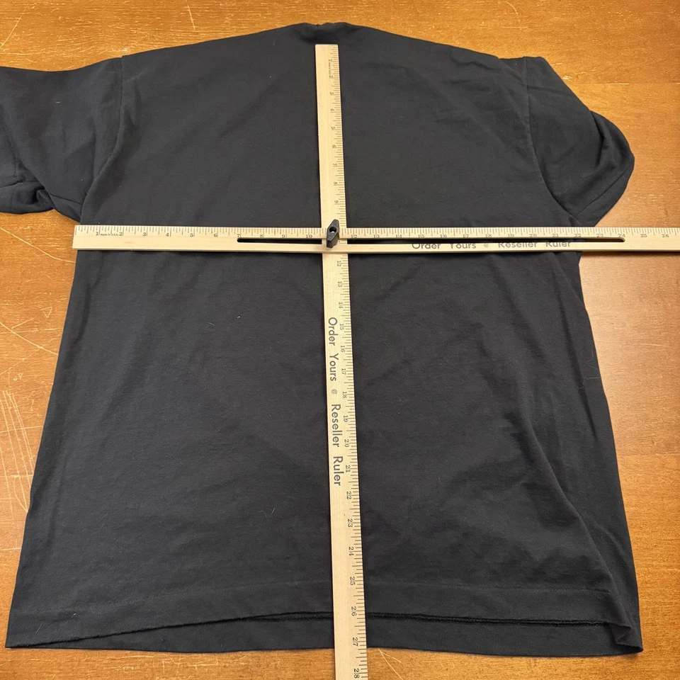 Винтажная мужская футболка Screen Stars вышивка фольга принт боулинг 90-е - Изображение 4 из 4