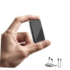 Mini Voice Recorder - Crystal Clear Audio Recording Device with AI Triple Black