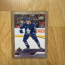 Upper Deck Series 2 Young Guns Fraser Minten #482 Toronto Maple Leafs Rookie