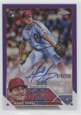2023 Topps Chrome Rookie Purple Refractor 76/250 Mark Appel #RA-MAP Auto 0u46