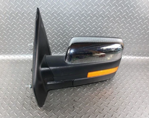 2011-2014 Ford F150 Left Driver Side View Mirror Power Folding Chrome
