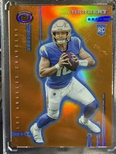 2020 Panini Chronicles - Dynagon Rookies Orange Prizm /75 Justin Herbert #D-3