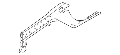 Genuine Nissan Frame Side Member Reinforcement G5130-7FAMA