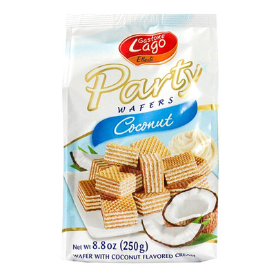 Gastone Lago Party Coconut Wafers Cookies