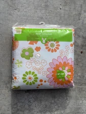 Way to Celebrate! Easter Springtime Flora PEVA Vinyl Tablecloth 60"x 102" Oblong