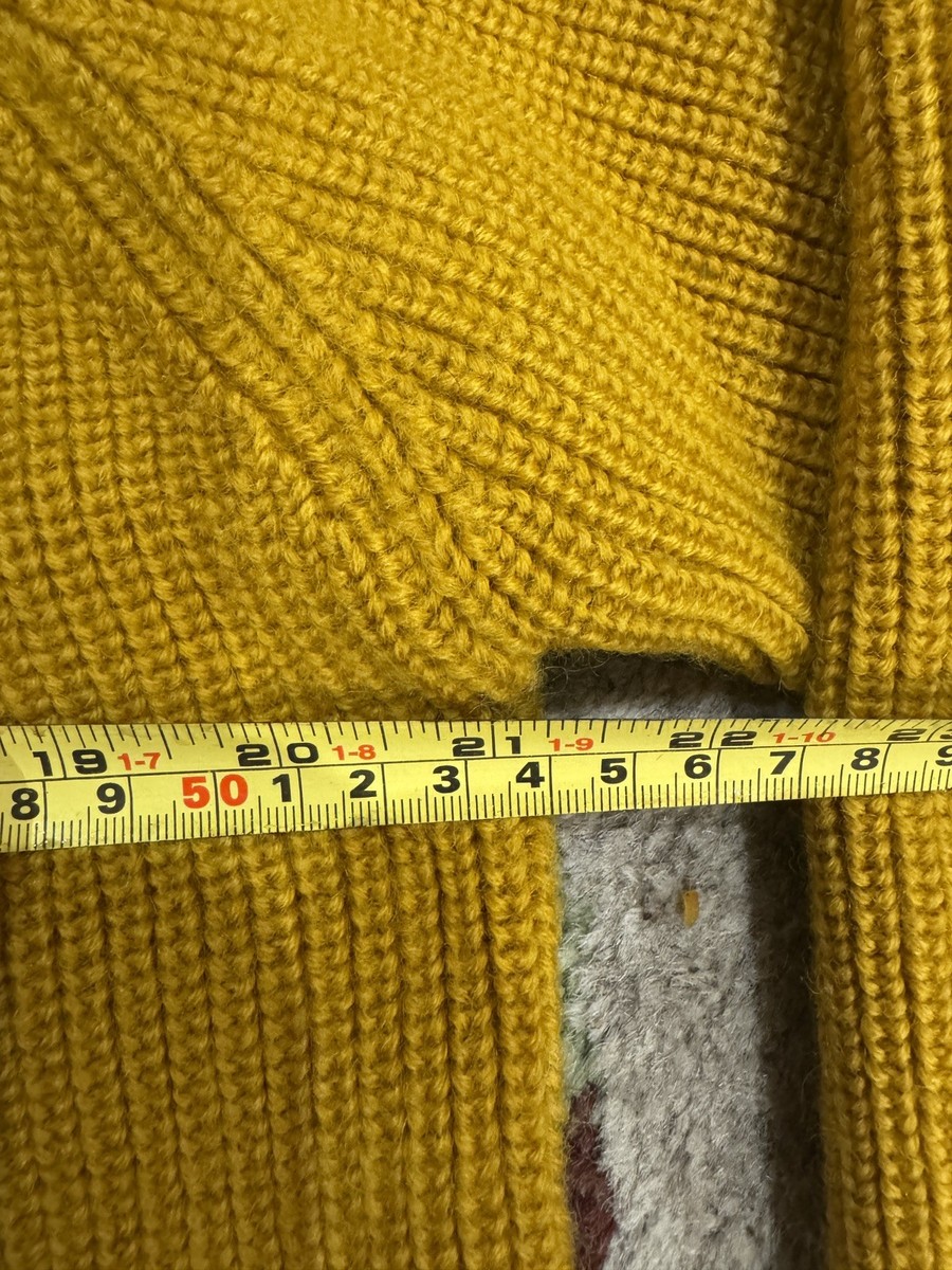 VTG 90s Patagonia 100% Wool Sweater Chamonix Guide Sweater Size L