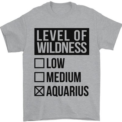 Ebenen Of Wildness Aquarius Herren 100% Baumwolle