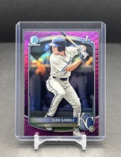 2025 BOWMAN DRAFT CHROME #BDC-178 Sean Gamble RC 1st Fuschia Reptilian /199