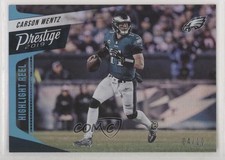 2019 Panini Prestige Highlight Reel Xtra Points Platinum 4/10 Carson Wentz fm0