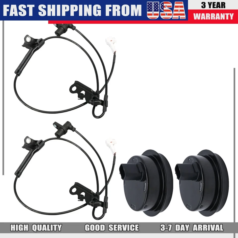 4x Sensor de velocidad de rueda ABS delantero y trasero para 2005 06 07 08 09 2010 Scion tC Foto 2 de 4