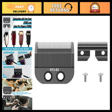 Replacement Fine Blade for Fast Feed  Salon Pro Clippers - Compatible, Black