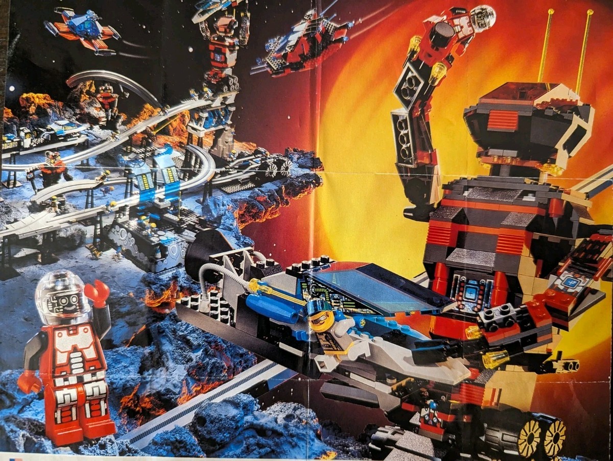 Vintage (1994) LEGO Product SPACE Spyrius Sets Poster RARE