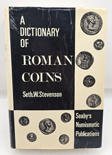 A Dictionary Of Roman Coins Seth W. Stevenson Seabys Numismatic 1964 Hardcover