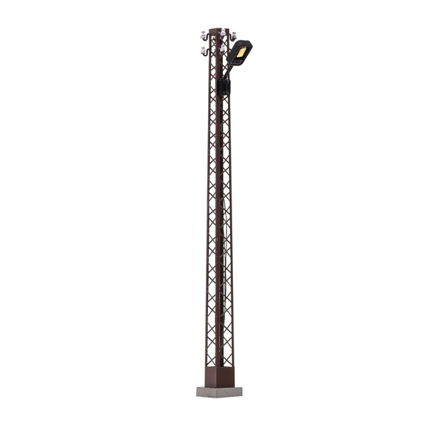 Busch 4182 - 1/87 / H0 Rust Grid Mast Light White Square - New