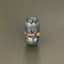 Mighty Beanz Moose 2010 66 Robot Bean Gray