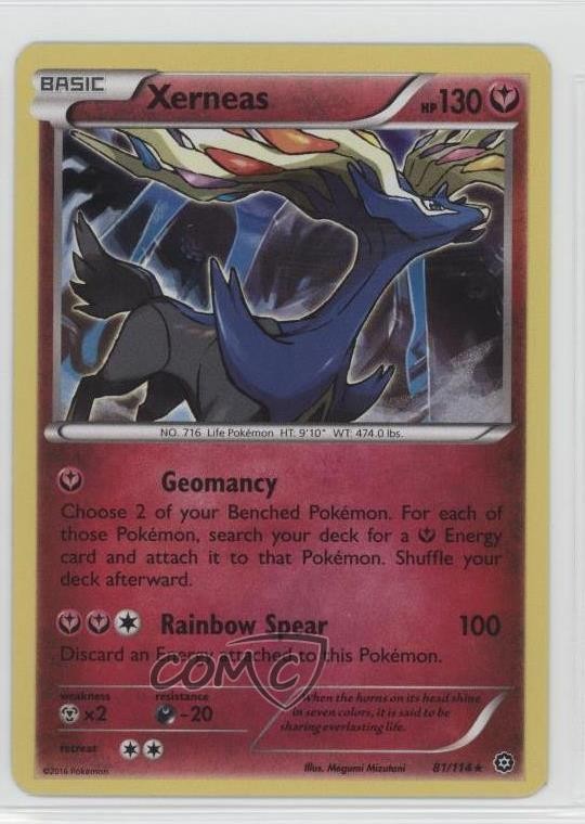 Xerneas Pokémon XY Steam Siege #81