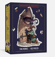 Dungeons & Dragons Mini Shaped Jigsaw Puzzle, The Mimic,  102 Pieces