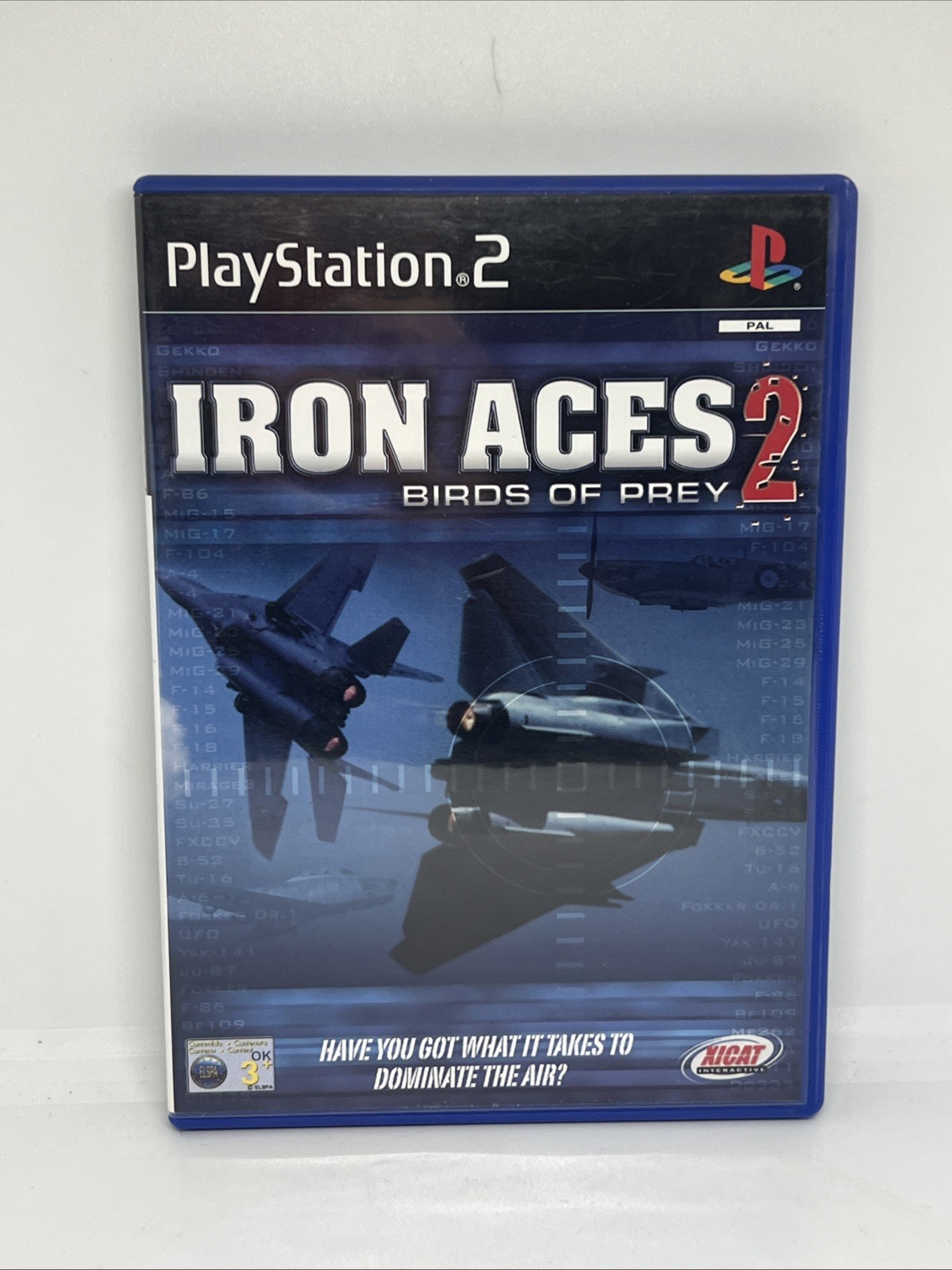 IRON ACES 2 PlayStation 2 Game PS2 with manual Fully Tested Free Uk P&p