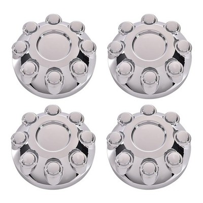 PIT66 4 PCS 8 Lug Covers, Wheel Center Cap 17'' Chrome Center Hub Caps Fit Dod...