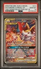 PSA 10 Charizard & Braixen GX 211 SR FA Pokemon TCG Tag Team Collection Alt Art