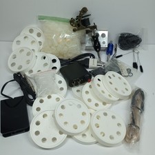 REAL Tattoo Machine Gun Kit w/ Power Supply Clip Cord Foot Pedal Misc. Supplies