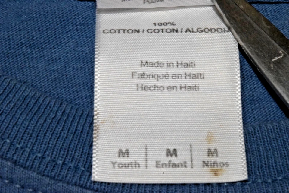 Детская футболка Gildan размер Youth M стальной синий Конституция США американская графическая футболка - Изображение 4 из 4