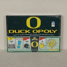 DUCK OPOLY Board Game University of Oregon Ducks Made in USA Genuine Sealed DUCK OPOLY Board Game University of Oregon Ducks Made in USA Genuine Sealed
