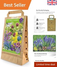 Vibrant Butterfly & Bee Bulb Collection - 100 Organic Bulbs for Spring Blooming